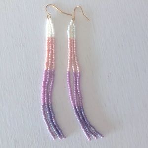 Beaded Tassel Earrings